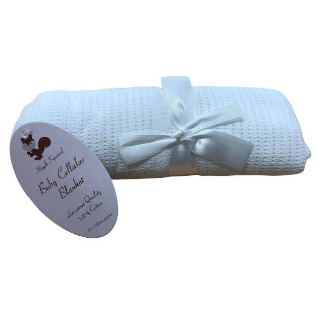 Cellular Blanket - White