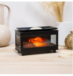 Desire Log Burner Aroma Lamp, 18cm