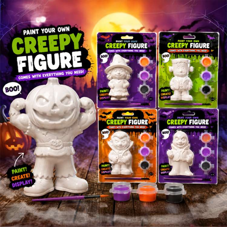 Halloween Paint Your Own Creepy Figure Kit