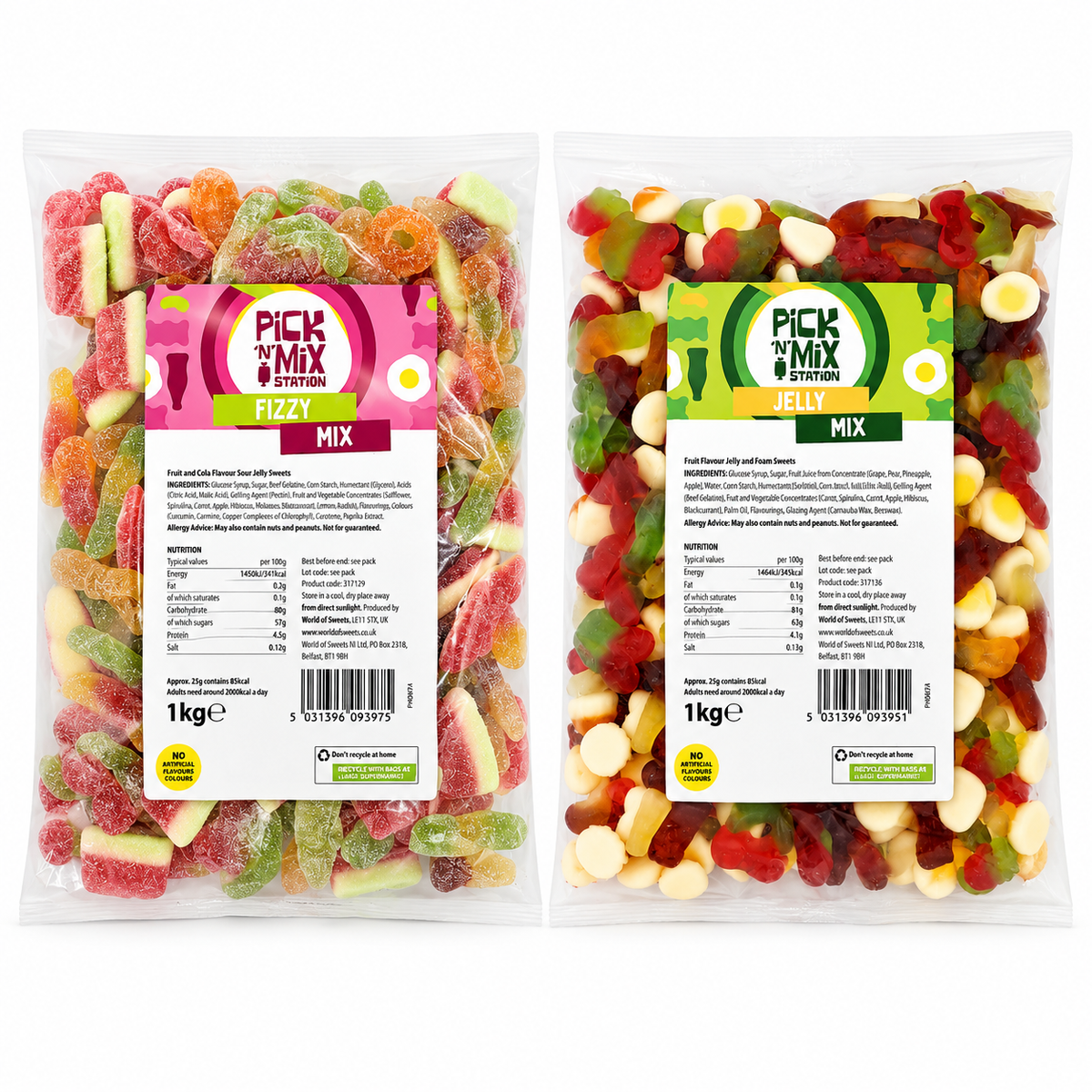 1kg Pick N Mix Sweets Bag