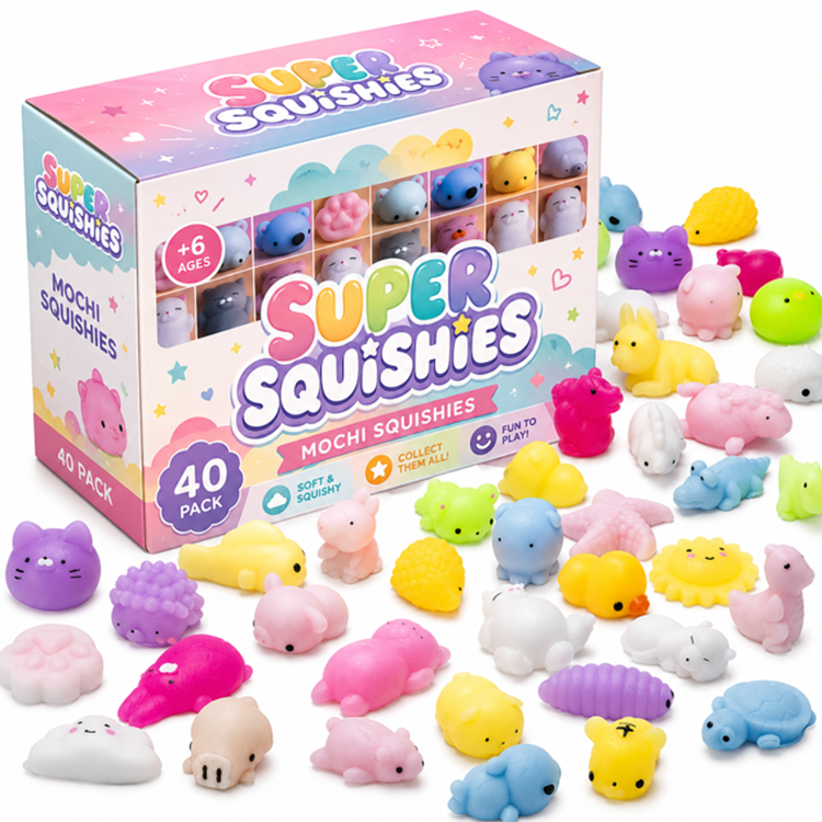 Super Mochi Squishies Mega Value 40pc Box🐝🐝