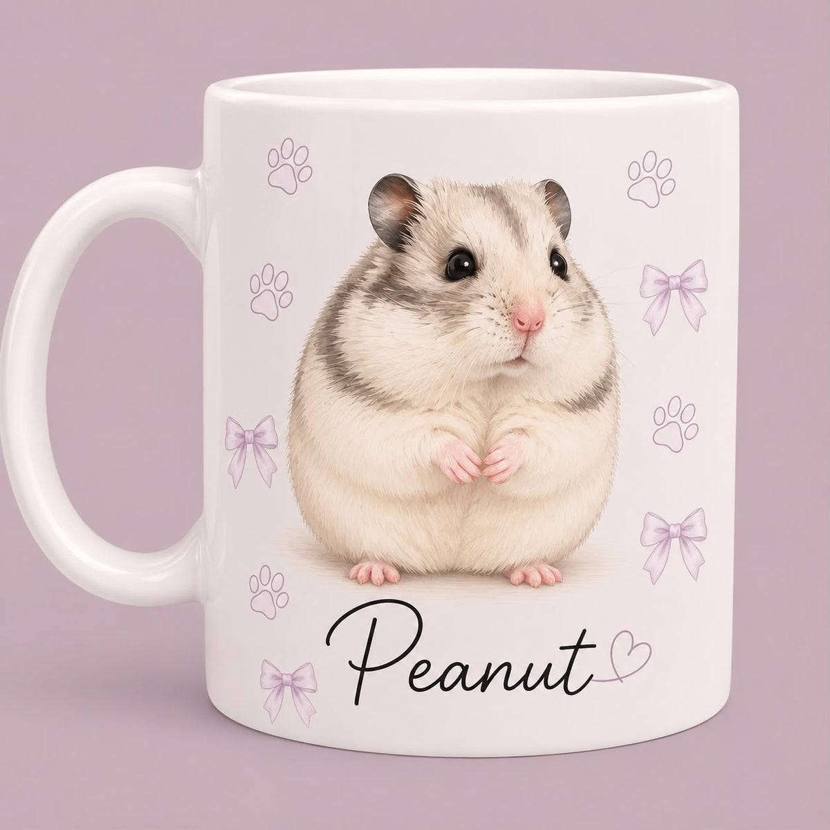 Personalised Pet Portrait Mug – Custom Dog, Cat, Rabbit & Small Animal Coffee Mug | Personalised Name Ceramic Mug | 11oz Gift.