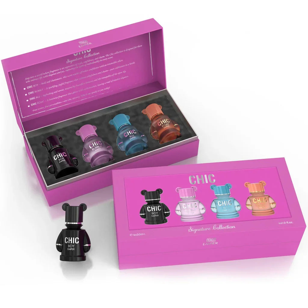 EMPER Chic Signature Gift set (4x 30ml ) Eau De Parfum