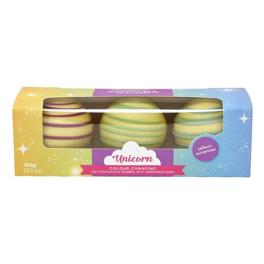 Unicorn Colour Changing Hot Chocolate Bombes Review this product